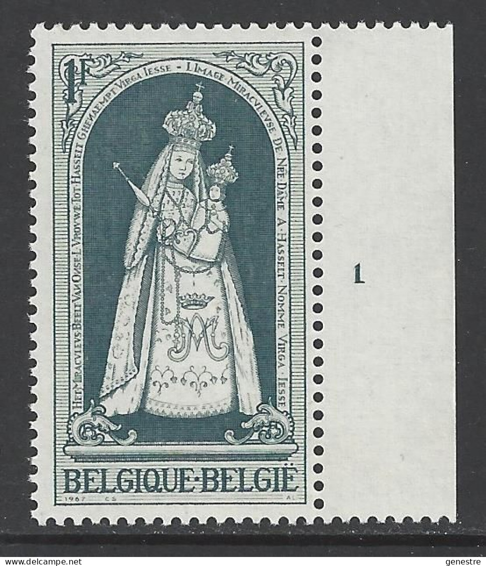 Belgique - 1967 - COB 1436 ** (MNH) - Planche 1 - 1961-1970