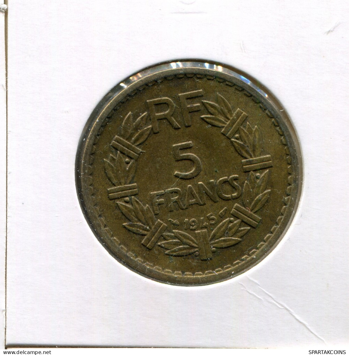 5 FRANCS 1945 FRANKREICH FRANCE Französisch Münze #AK746.D - 5 Francs