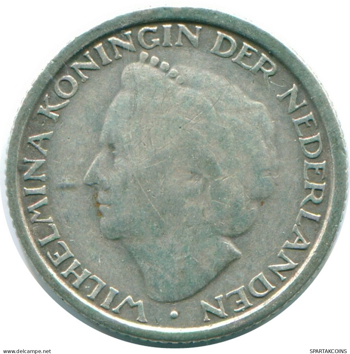 1/10 GULDEN 1948 CURACAO NÉERLANDAIS NETHERLANDS ARGENT Colonial Pièce #NL11921.3.F - Curaçao