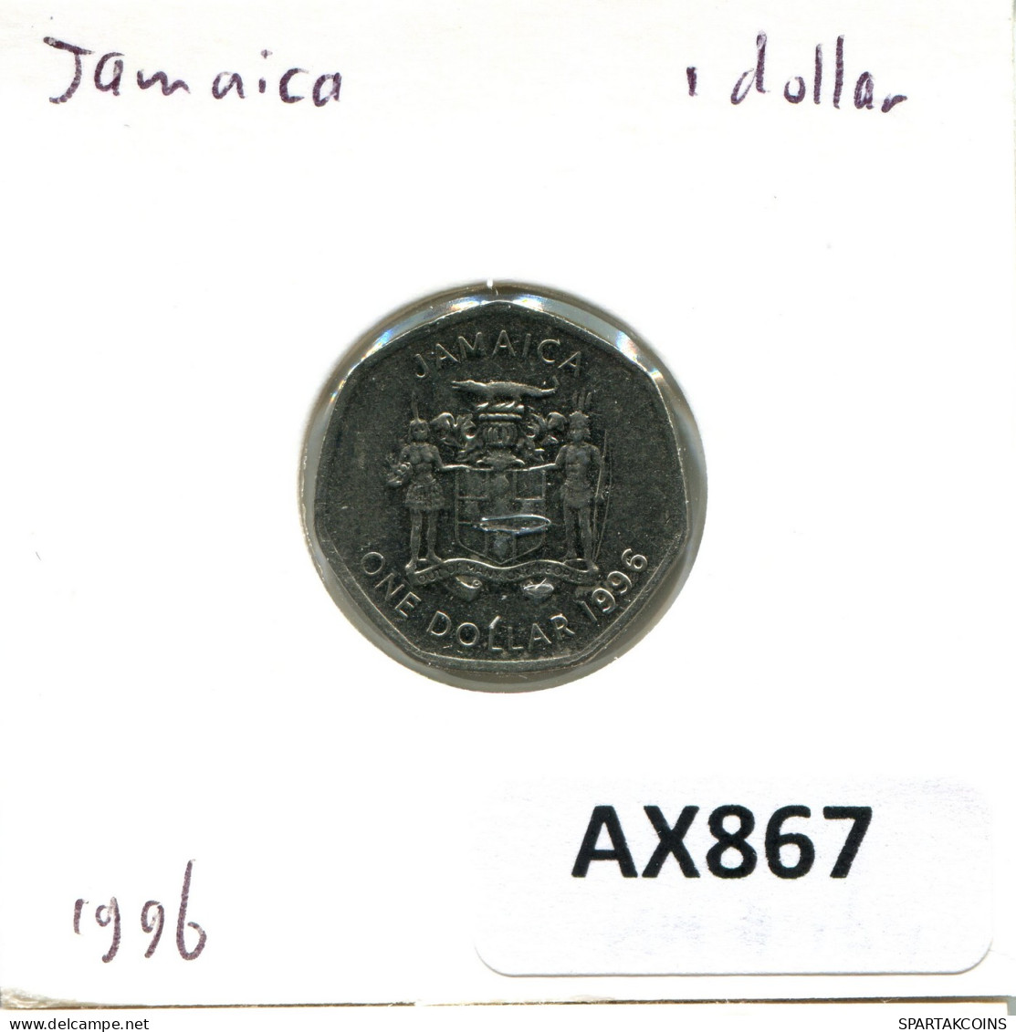 1 DOLLAR 1996 JAMAÏQUE JAMAICA Pièce #AX867.F - Giamaica