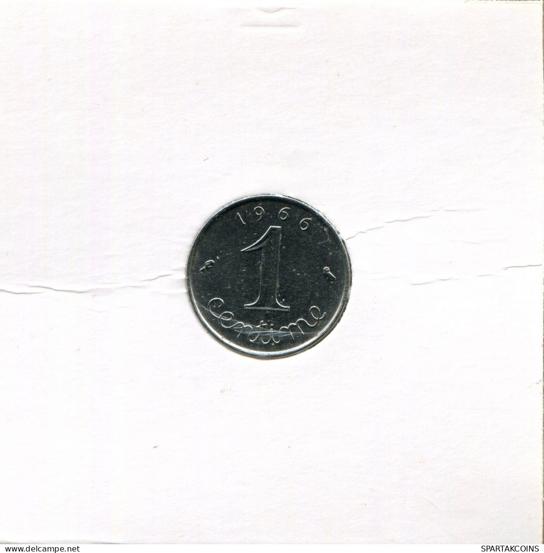 1 CENTIME 1966 FRANCE Coin French Coin #AK516 - 1 Centime