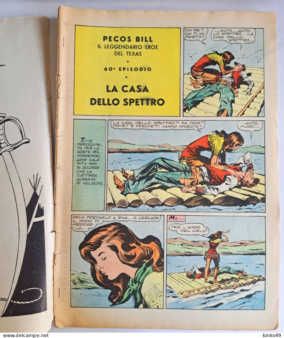 B225> PECOS BILL Albo D'Oro Mondadori N° 284 - 60° Episodio < La Casa Dello Spetro > 20 OTT. 1951 - Eerste Uitgaves