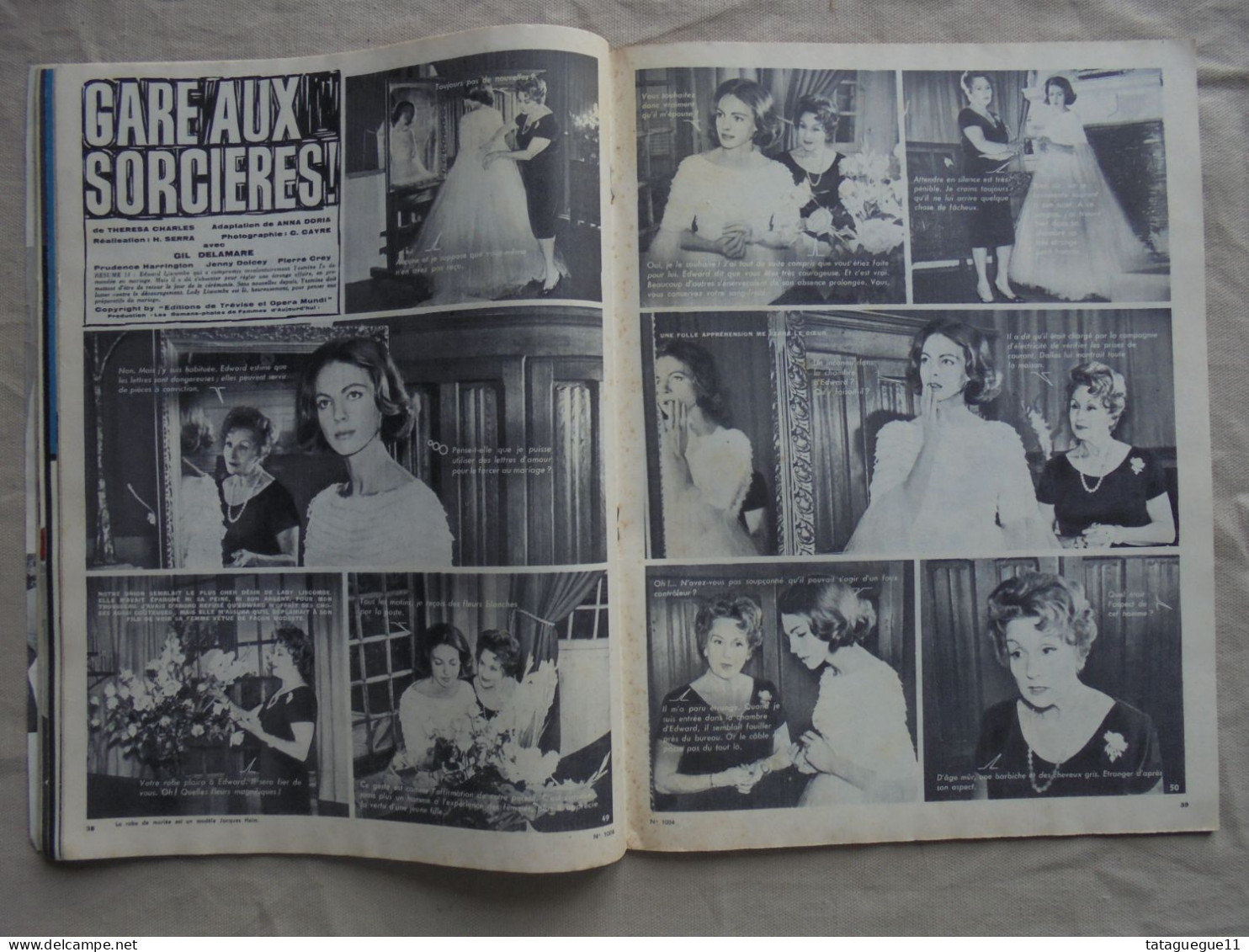 Ancien - Magazine Femmes d'Aujourd'hui N° 1004 - 30 Juillet 1964