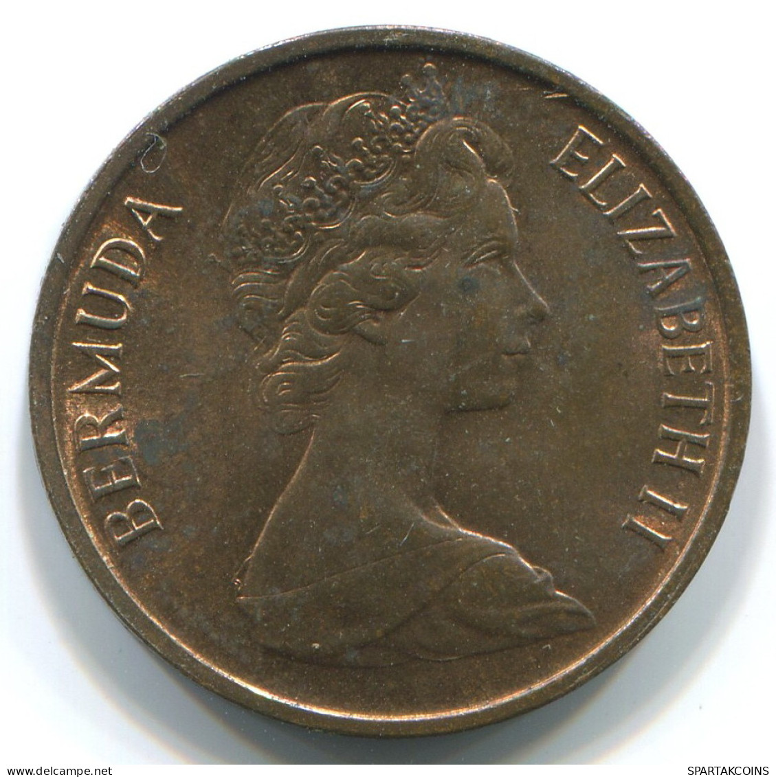 1 CENT 1970 BERMUDA Moneda #WW1192.E - Bermudes