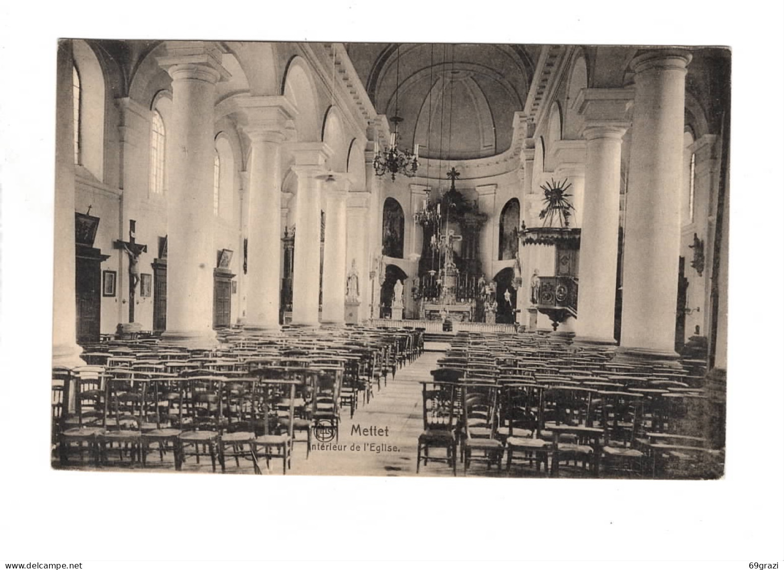 Mettet Intérieur De L'Eglise - Mettet