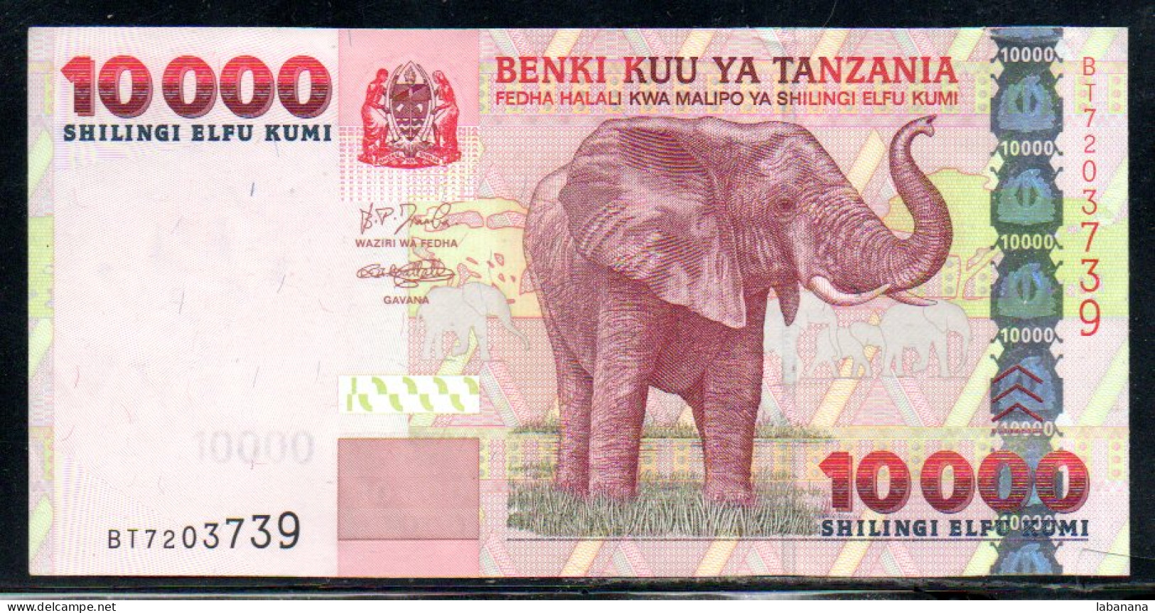 659-Tanzanie 10 000 Shilingi 2003 BT720 - Tansania