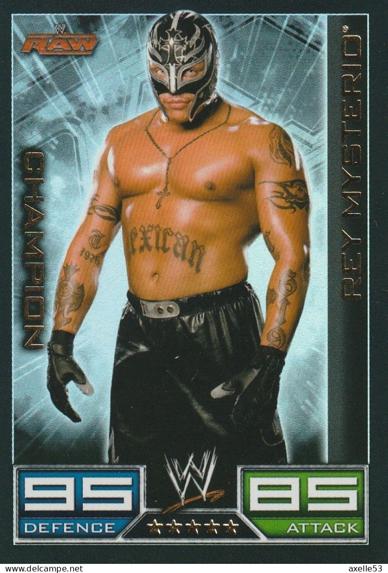 Carte Slam Attax  (8389)  Rey Misterio - Sports De Combat