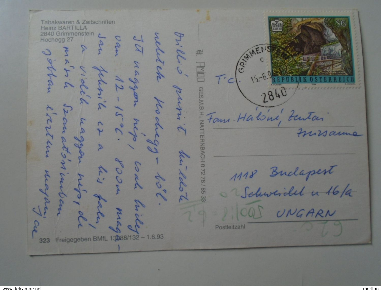 D194586   Österreich  -AK - Grimmenstein   -creases - Neunkirchen