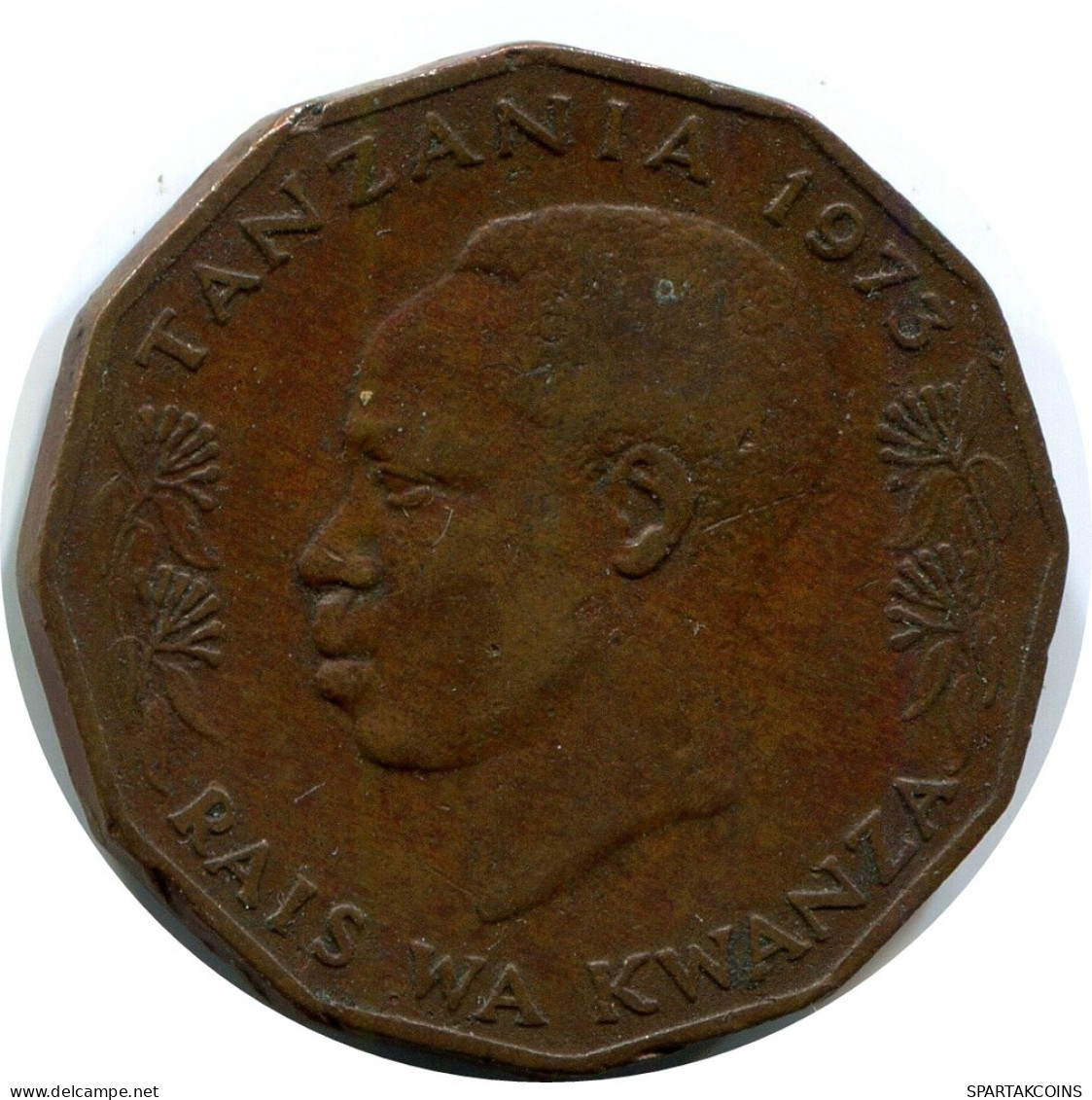 5 SENTI 1973 TANZANIE TANZANIA Pièce #AP944.F - Tanzania