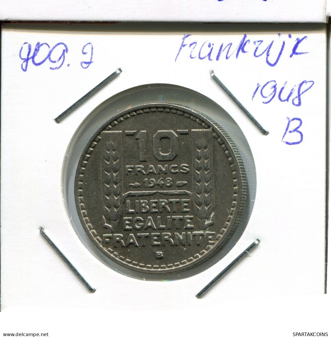 10 FRANCS 1948 B FRANCE Pièce Française #AN419.F - 10 Francs