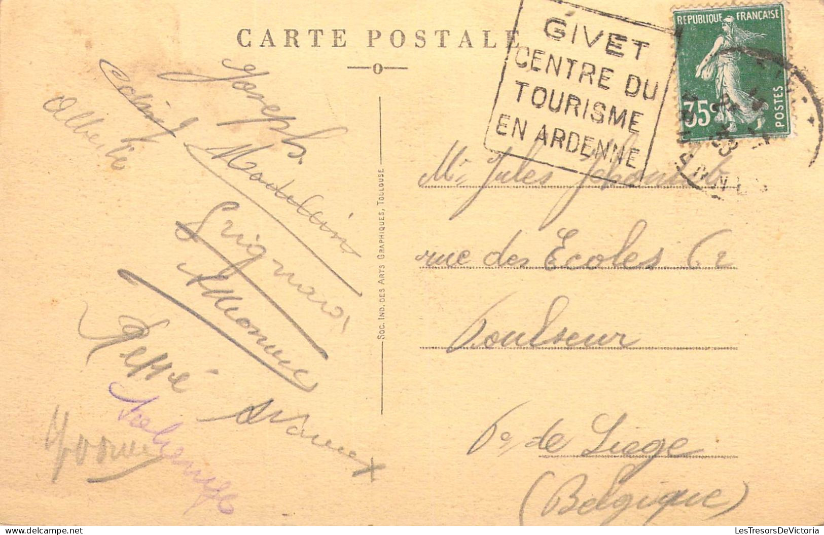 FRANCE - 08 - Givet - L'Ecluse Et Le Barrage Des 4 Cheminées - Carte Postale Ancienne - Givet