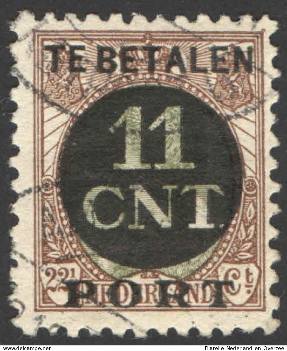 Nederland 1924 Postpakket-verrekenzegel 1B Gestempeld/used Tanding/Perforation 11 1/2 X 11 - Otros & Sin Clasificación