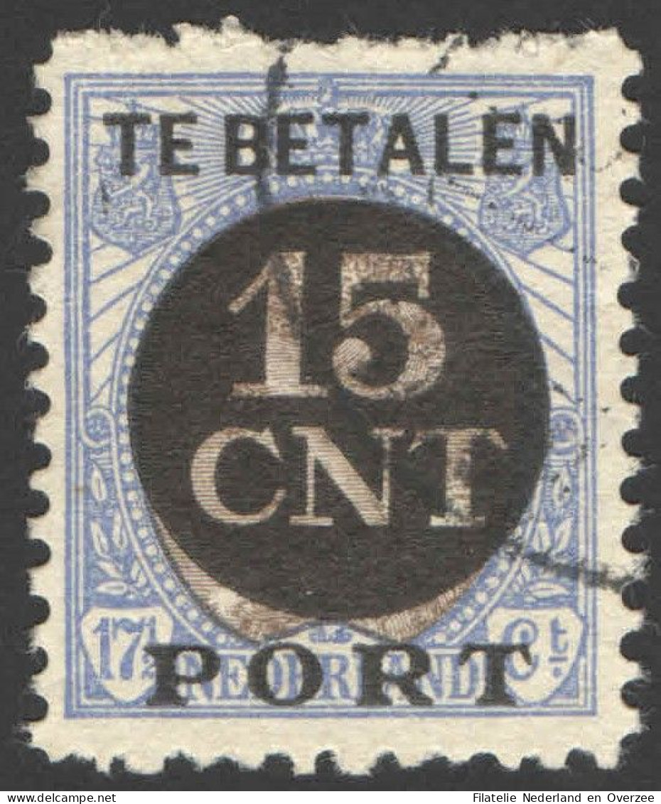 Nederland 1924 Postpakket-verrekenzegel 2C Gestempeld/used Tanding/Perforation 11 1/2 - Autres & Non Classés