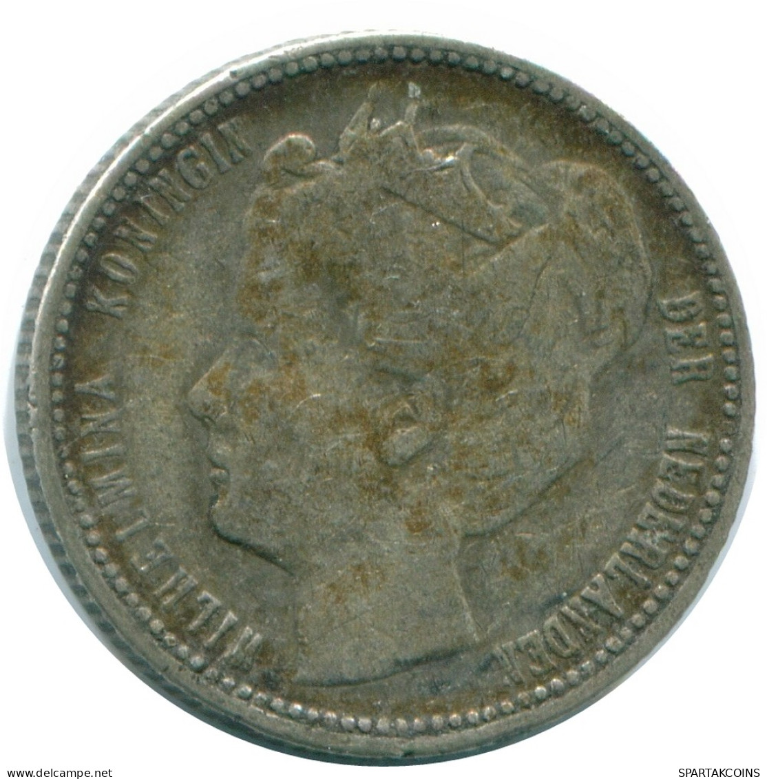 1/4 GULDEN 1900 CURACAO NEERLANDÉS NETHERLANDS PLATA Colonial #NL10499.4.E - Curaçao