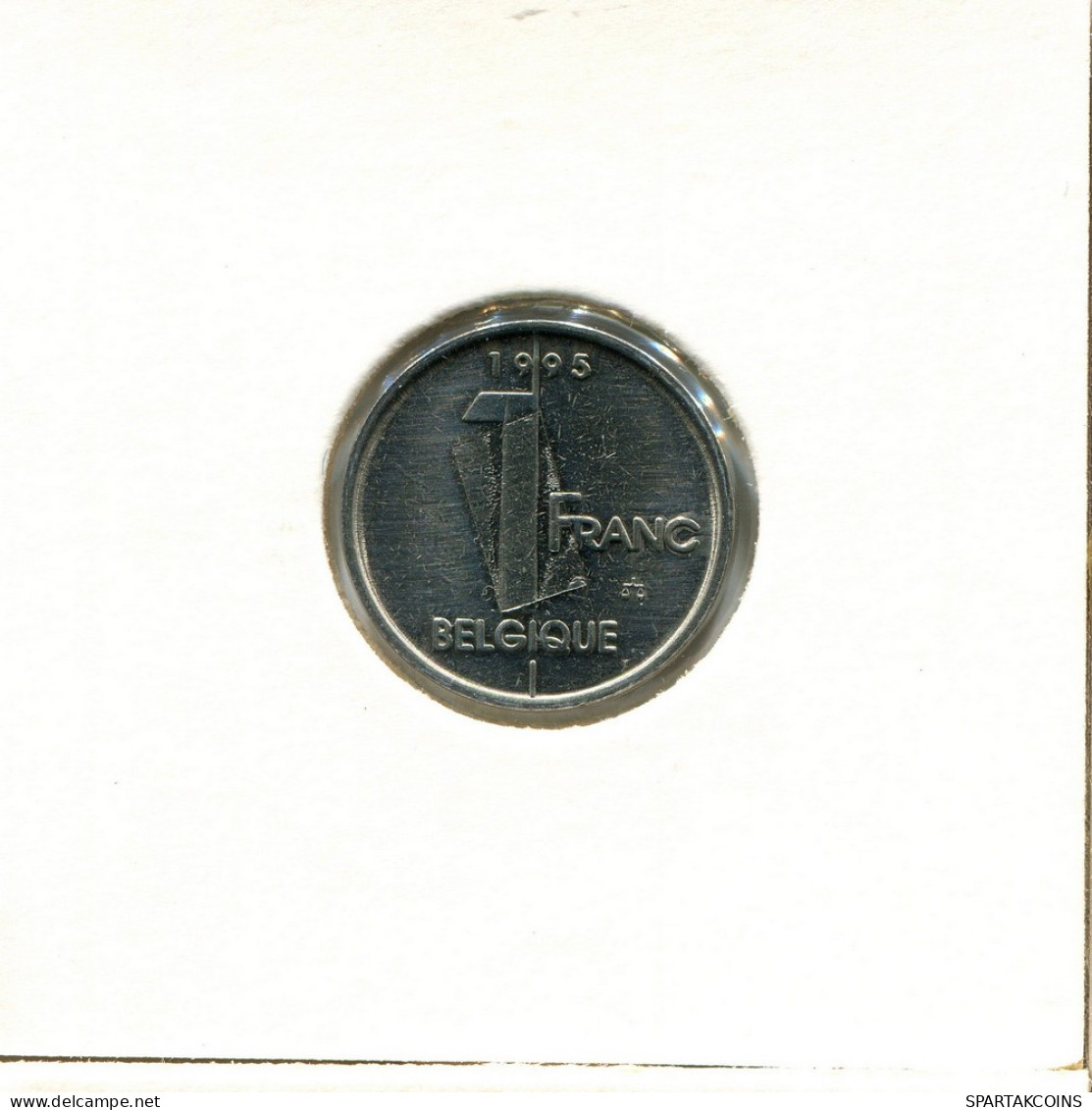 1 FRANC 1995 FRENCH Text BELGIQUE BELGIUM Pièce #BB324.F - 1 Frank