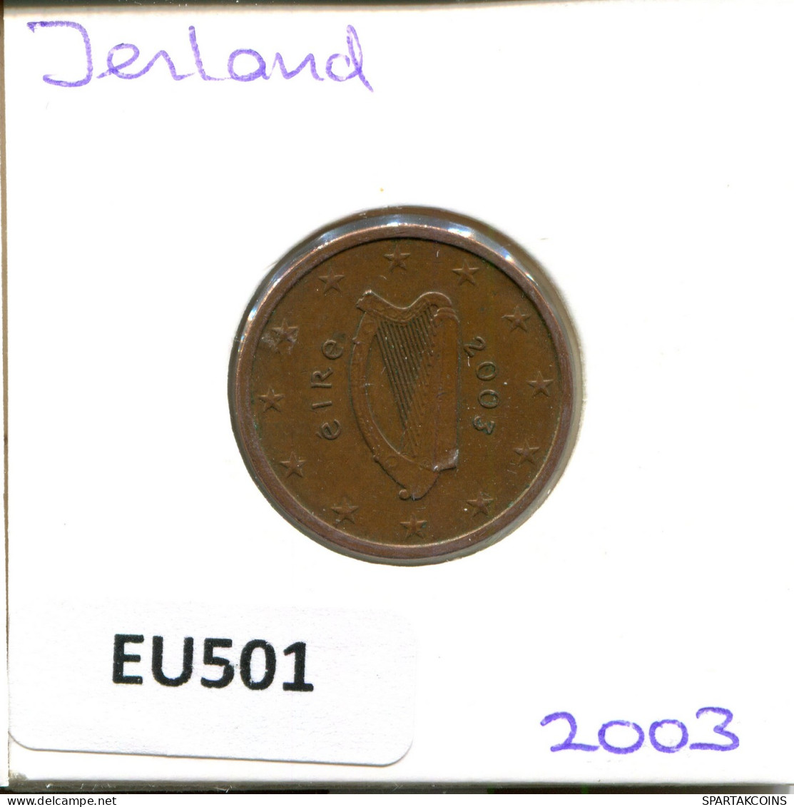 5 EURO CENTS 2003 IRLANDE IRELAND Pièce #EU501.F - Irlande