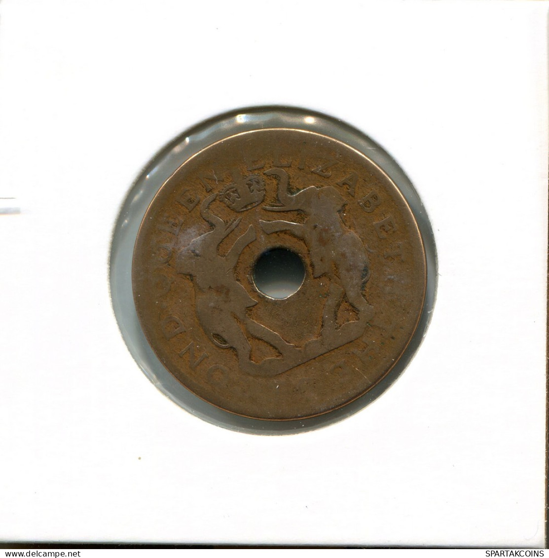 1 PENNY 1956 RHODÉSIE RHODESIA AND NYASALAND Pièce #AP624.2.F - Rhodesië