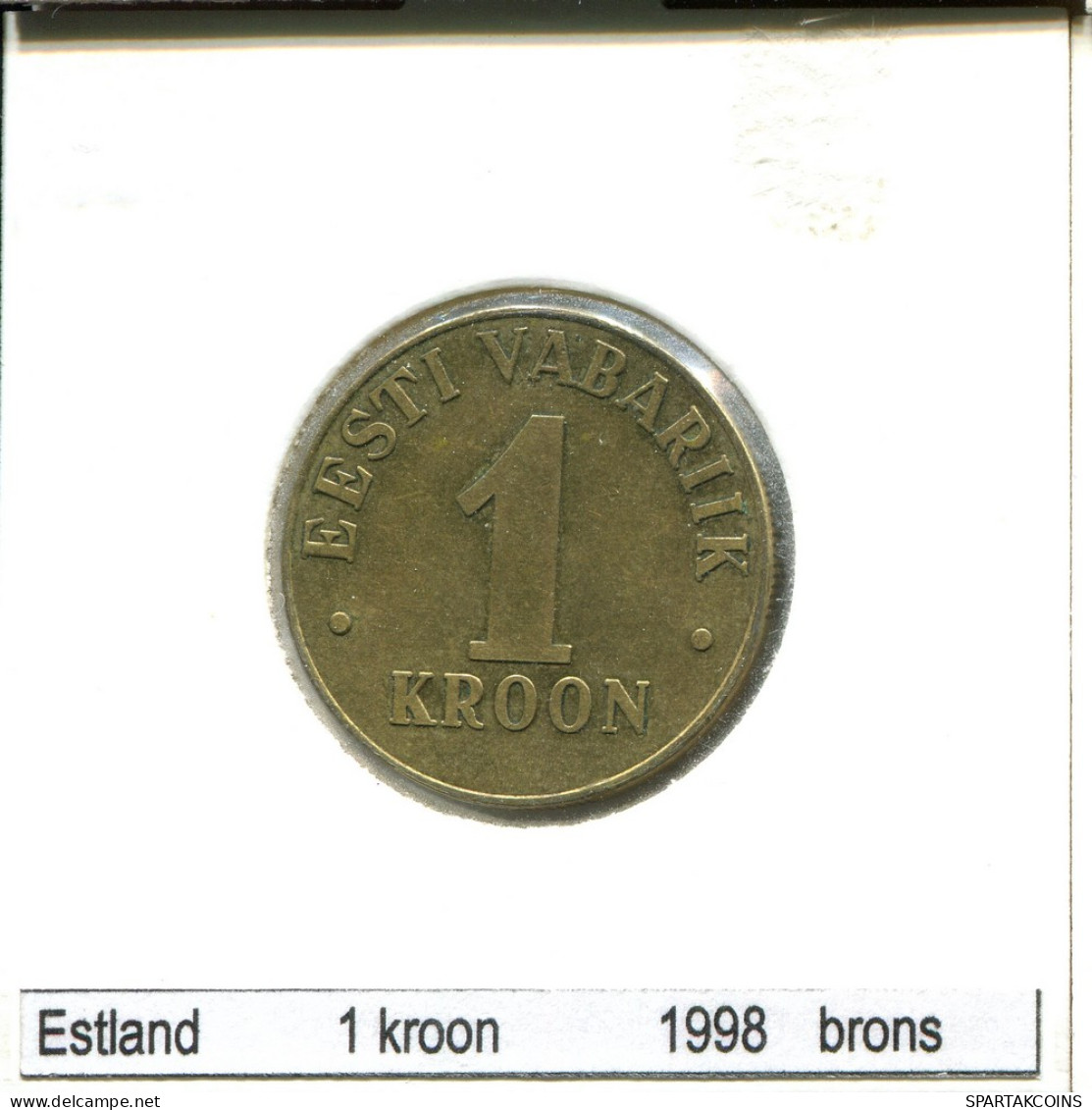 1 KROON 1998 ESTONIA Coin #AS681.U - Estonia