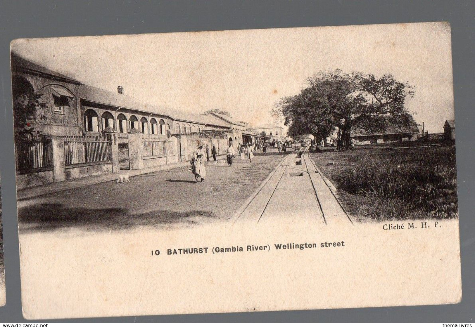 Bathurst  (Gambie) Wellingston Street 1914 Avec Un Timbre De SIerra Leone (PPP41728) - Gambia