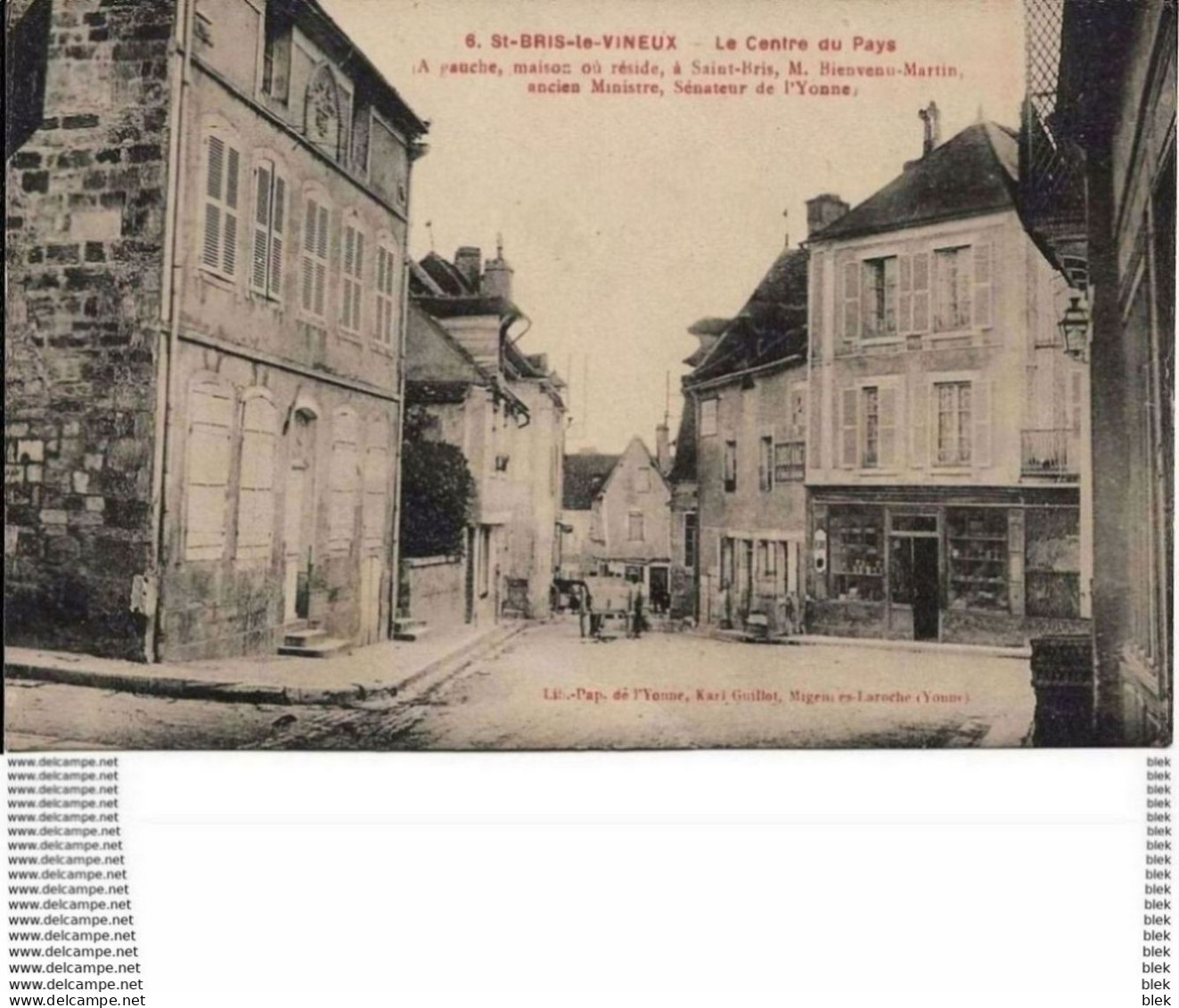 89 . Yonne :  Saint Bris Le Vineux : Le Centre Du Pays . - Saint Bris Le Vineux