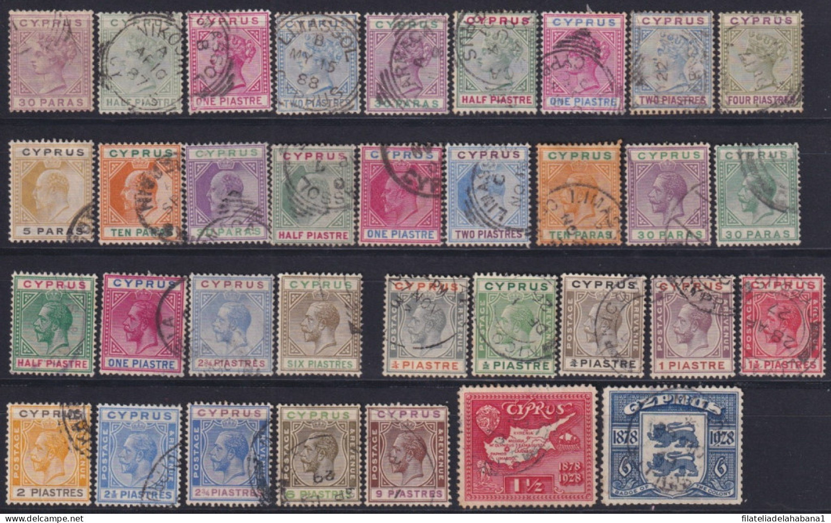 F-EX37689 CYPRUS CHIPRE CLASSIC STAMPS LOT. - Sonstige & Ohne Zuordnung