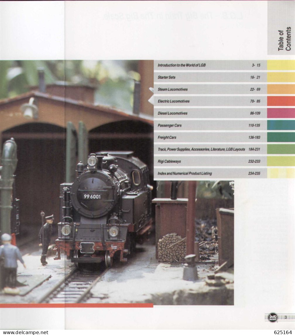 Catalogue LGB L.G.B. 1996-97   THE WORLD OF LGB  - G SCALE - Inglese