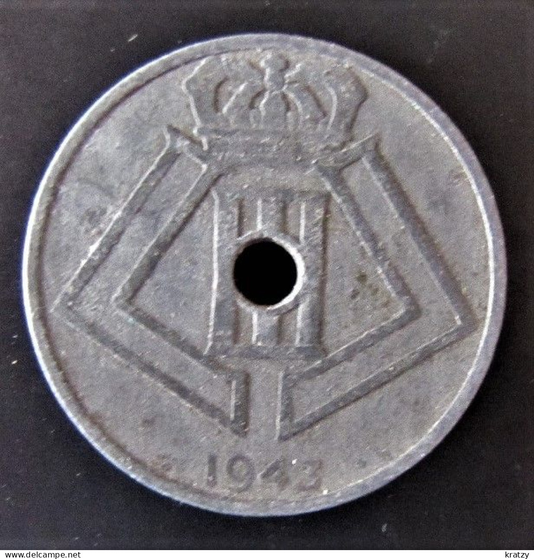 BELGIQUE - Pièce De 25 Centimes - Zinc - 1943 - 25 Centimes