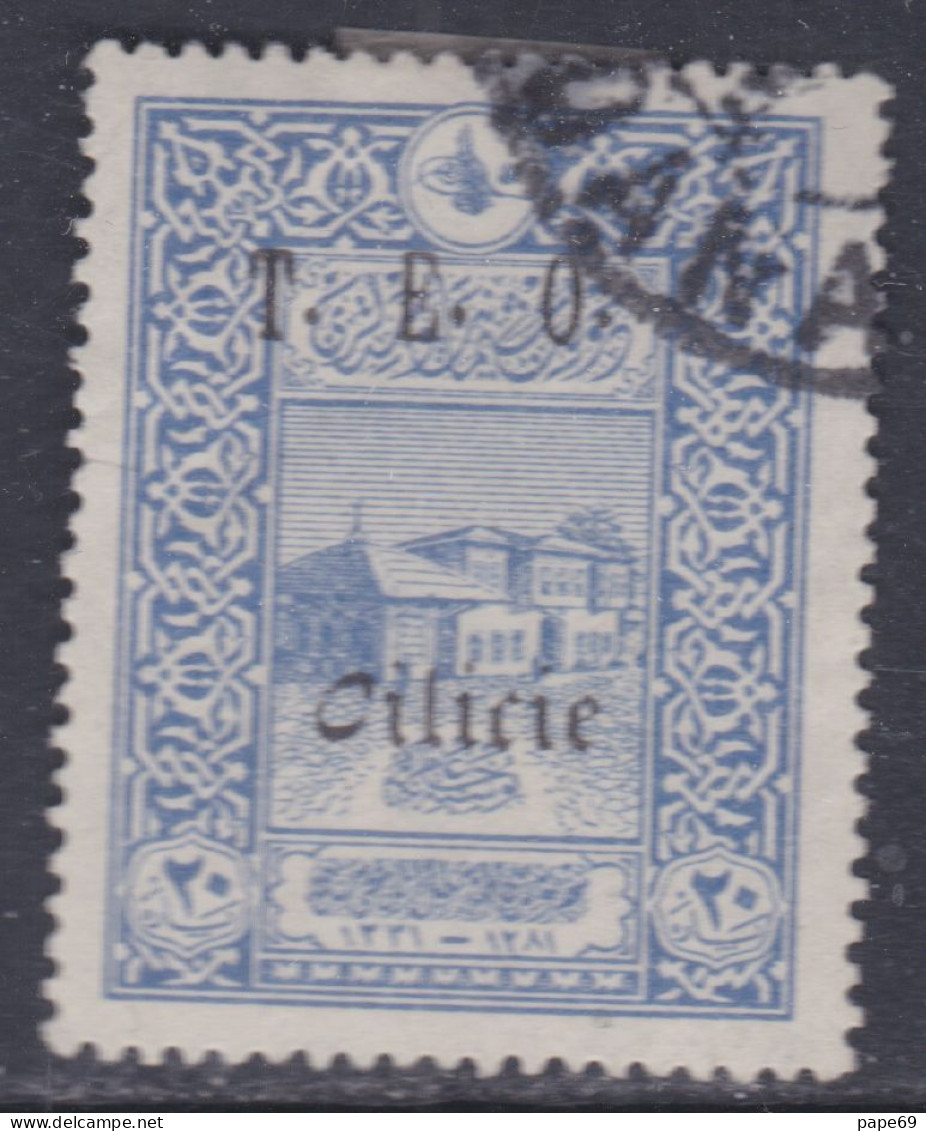 Cilicie N° 69 O 20 Pa Outremer Surcharge T.E.O. Cilicie, Oblitération Légère Sinon TB - Oblitérés