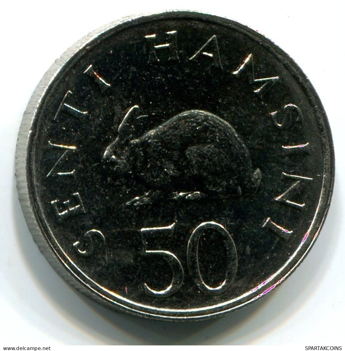 50 SENTI 1990 TANZANIA UNC Rabbit Coin #W10903.U - Tanzania