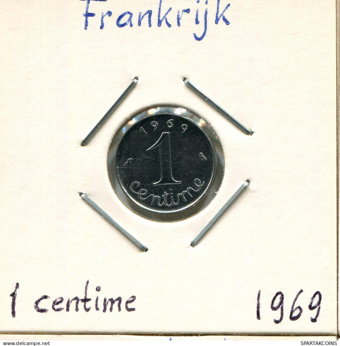 1 CENTIME 1969 FRANCE Coin French Coin #AK973 - 1 Centime