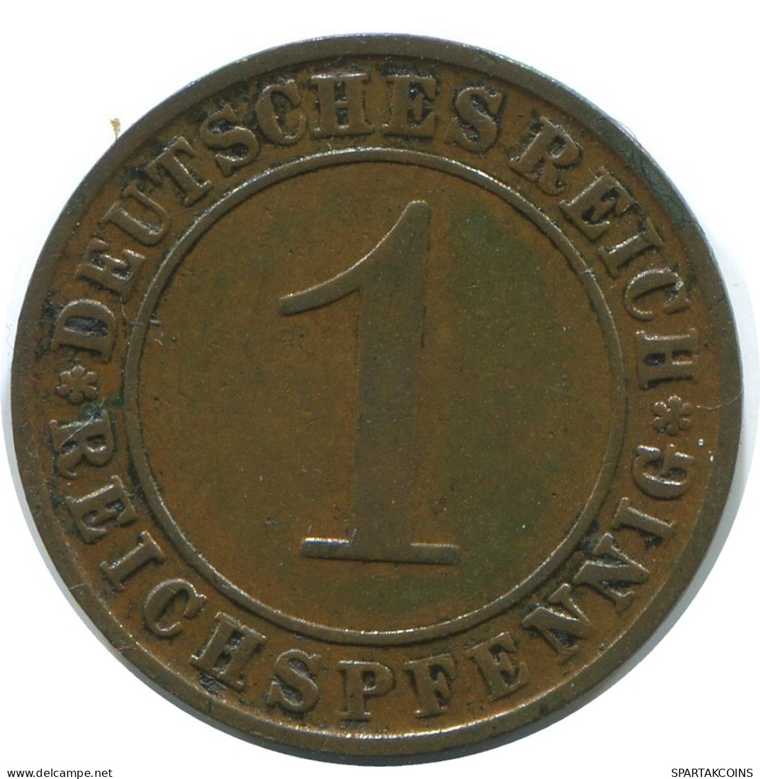 1 REICHSPFENNIG 1927 D DEUTSCHLAND Münze GERMANY #AE225.D - 1 Renten- & 1 Reichspfennig