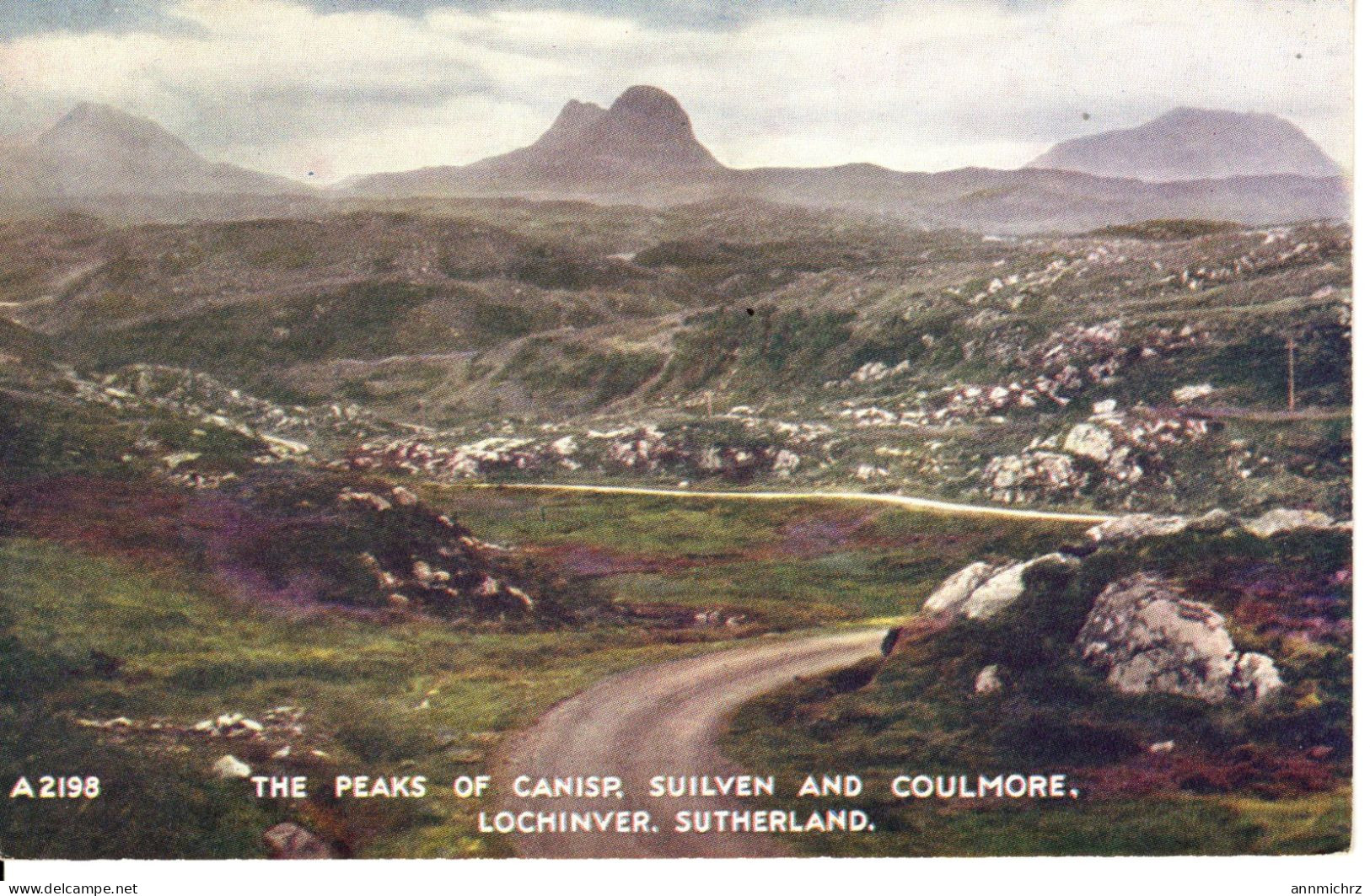 THE PEAKS OF CANISP.SUILVEN AND COULMORE - Sutherland