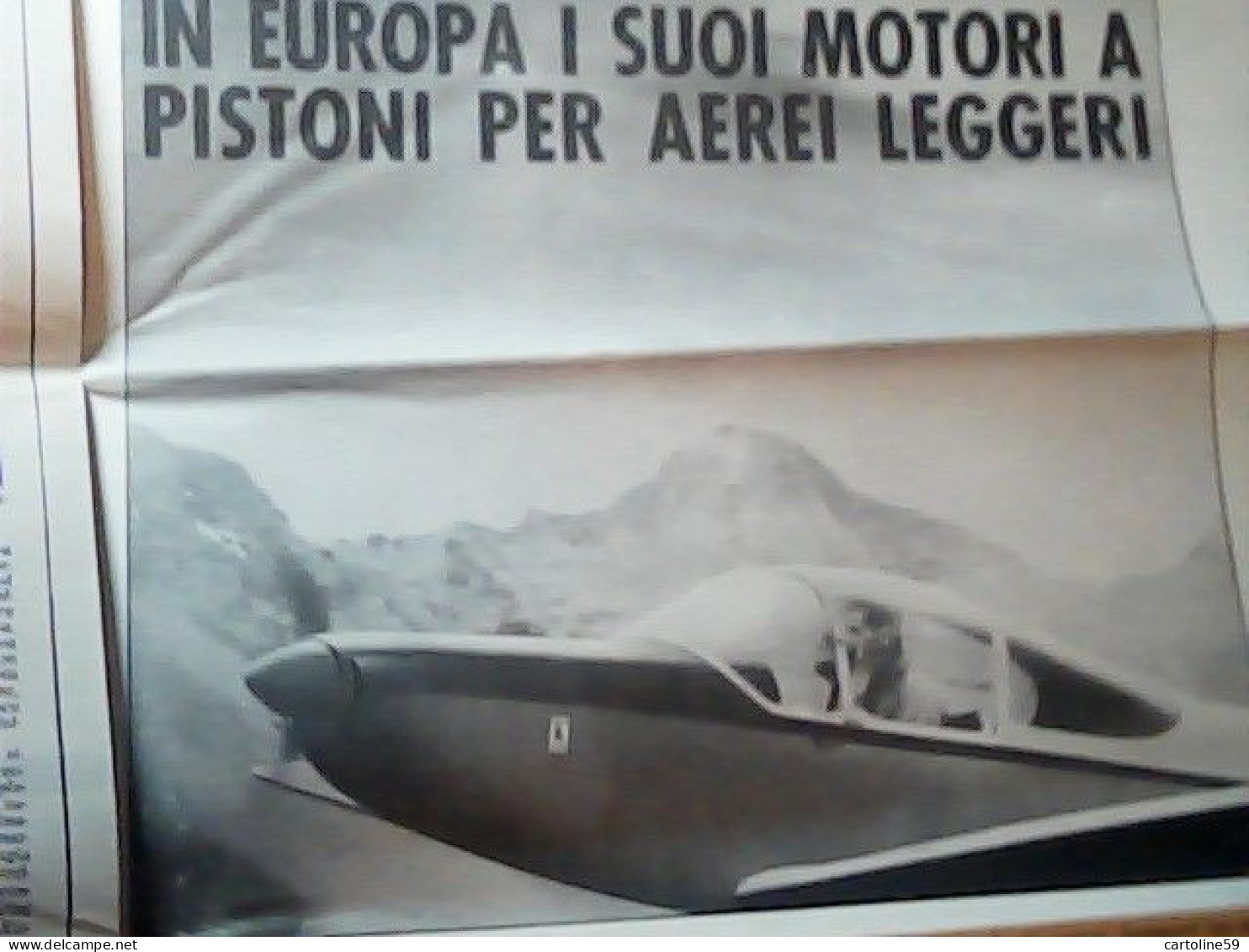 VOLO Rivista AEREI MENSILE AVIAZIONE MILITARE E CIVILE VELA  N°8 1962 JH10705 - Motoren