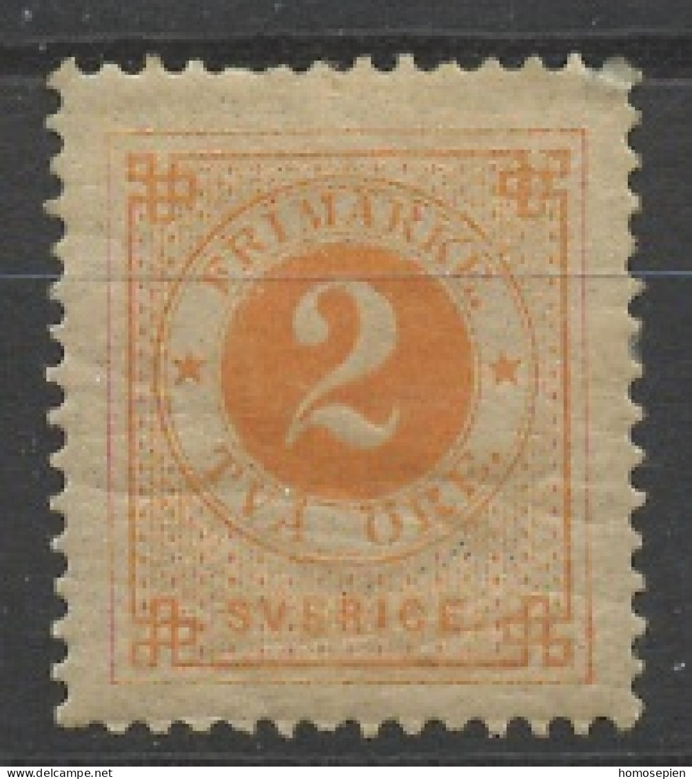 Suède - Schweden - Sweden 1886-99 Y&T N°29 - Michel N°29 * - 2ö Chiffre - Unused Stamps