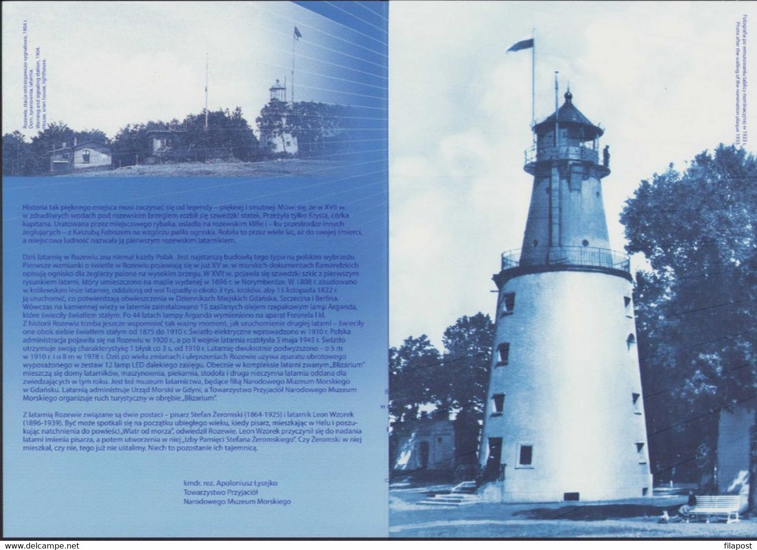 Poland 2022 // 2023 - 200 Years Of Rozewie Lighthouse / Booklet With Polycarbonate Block MNH** New!!! - Postzegelboekjes