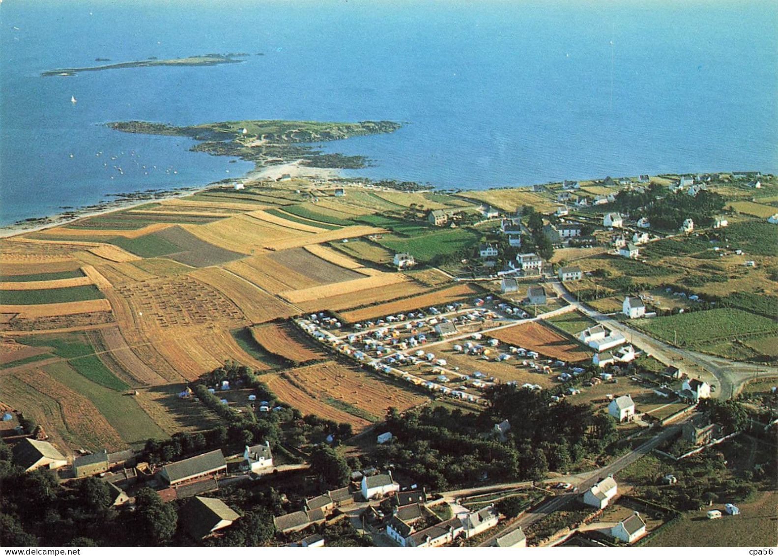 RAGUENES En NEVEZ - Camping De La Plage Et Les îles - N°9983 YCA B.E.B. Caoudal - Vue Aérienne - Névez