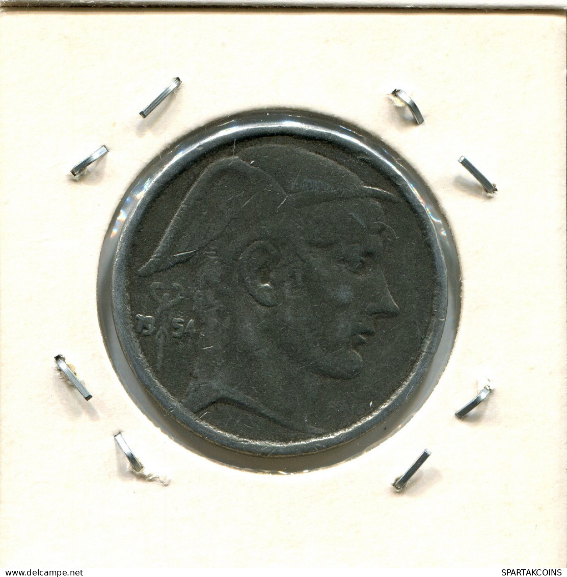 50 FRANCS 1954 DUTCH Text BÉLGICA BELGIUM Moneda PLATA #BA678.E - 50 Frank