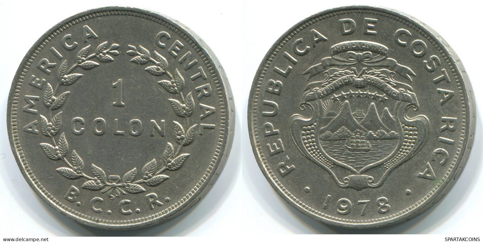 1 COLON 1978 COSTA RICA Münze #WW1169.D - Costa Rica