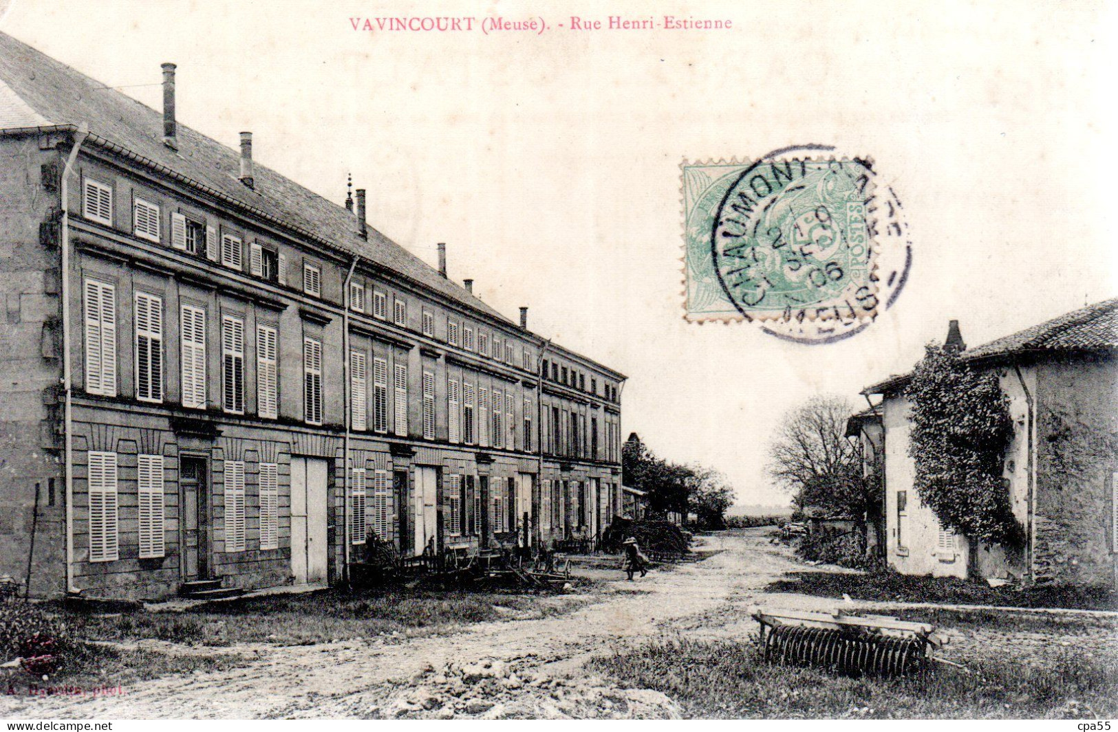 VAVINCOURT  -  Rue Henri Estienne  -  Rare - Vavincourt