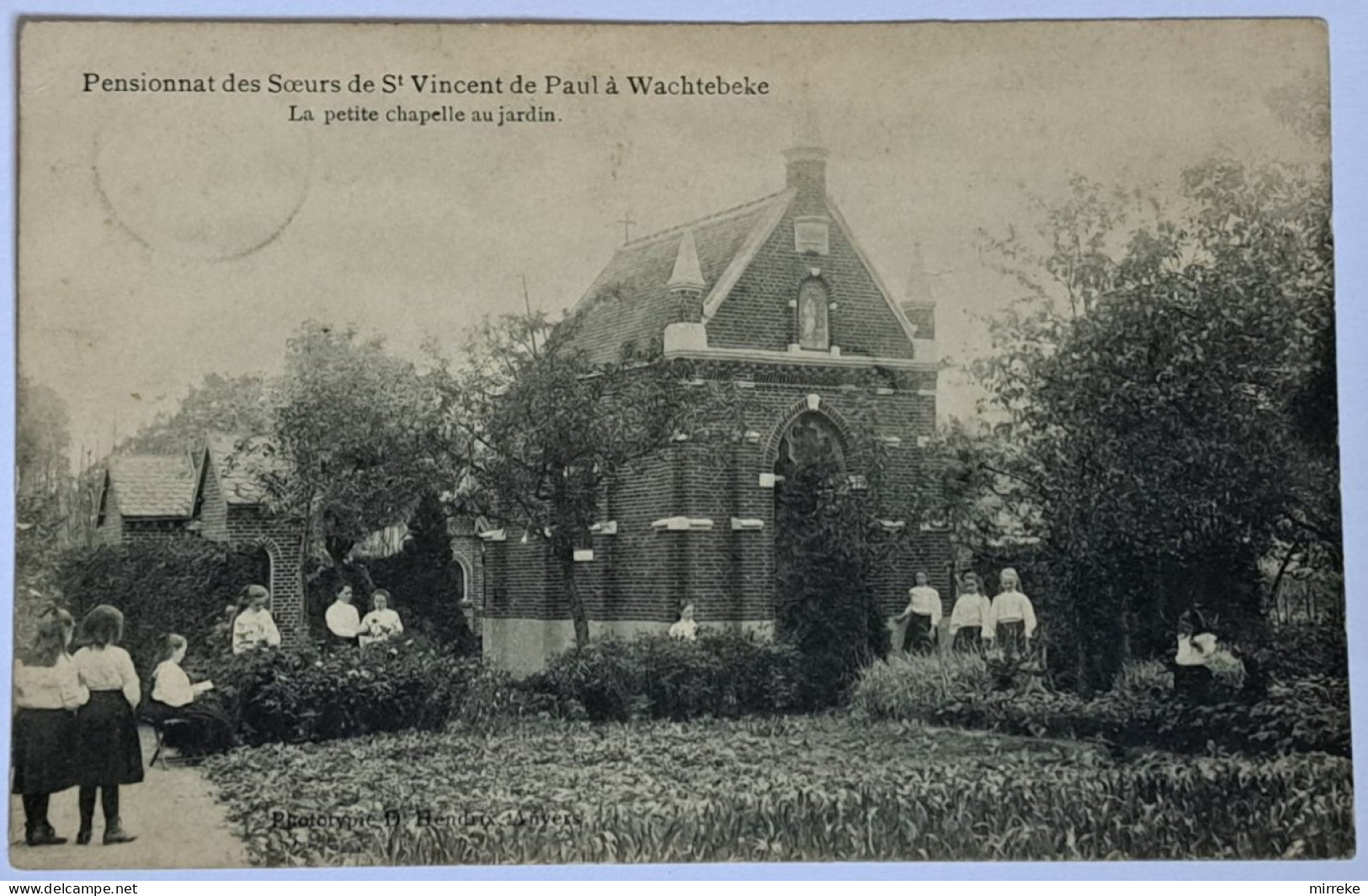 @J@  -  WACHTEBEKE  -  Pensionnat Des Soeurs De St Vincent De Paul / Chapelle...   -  Zie / Voir Scan's - Wachtebeke