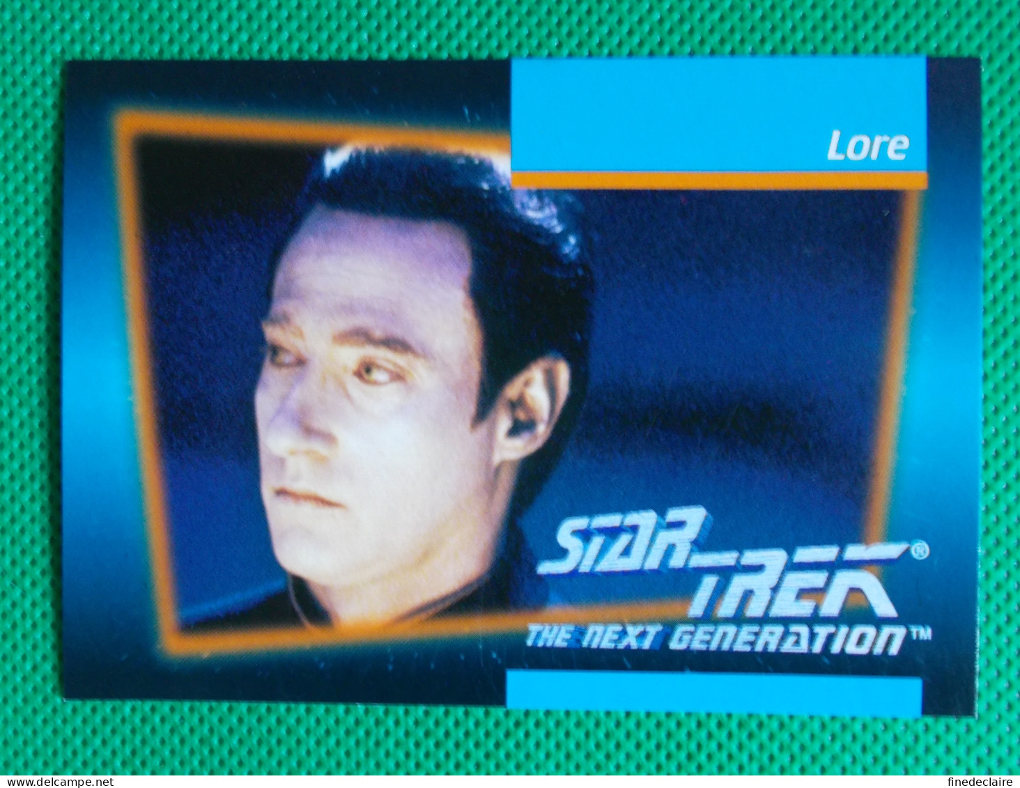 Trading Card Rigide Impel 1992 - (6,5 X 9 Cm) Star Trek - The Next Génération - Lore - N° 25 - Star Trek