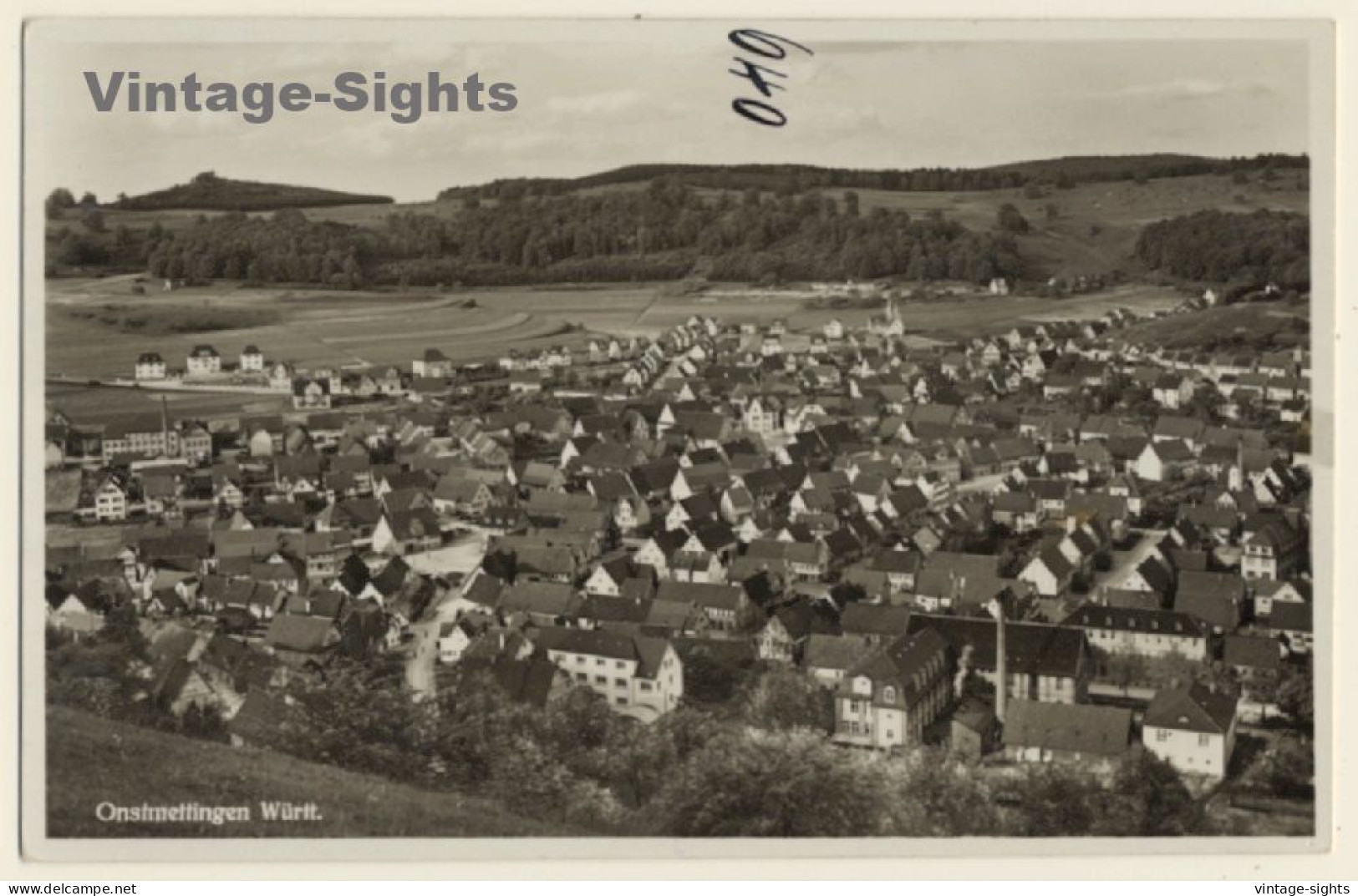 Onstmettingen / Albstadt: Total View (Vintage RPPC 1941) - Albstadt