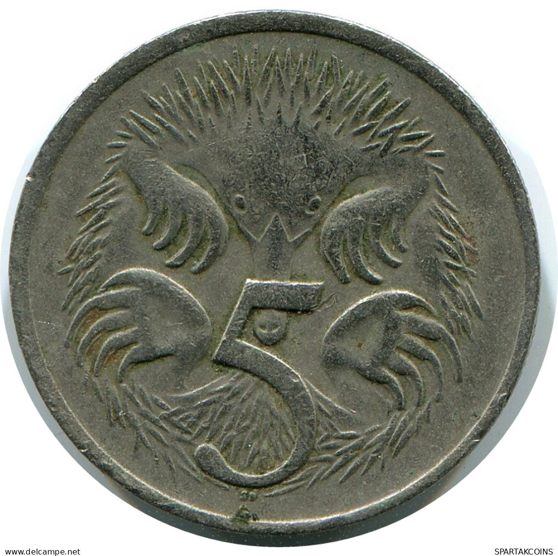 5 CENTS 1976 AUSTRALIE AUSTRALIA Pièce #AR907.F - 5 Cents