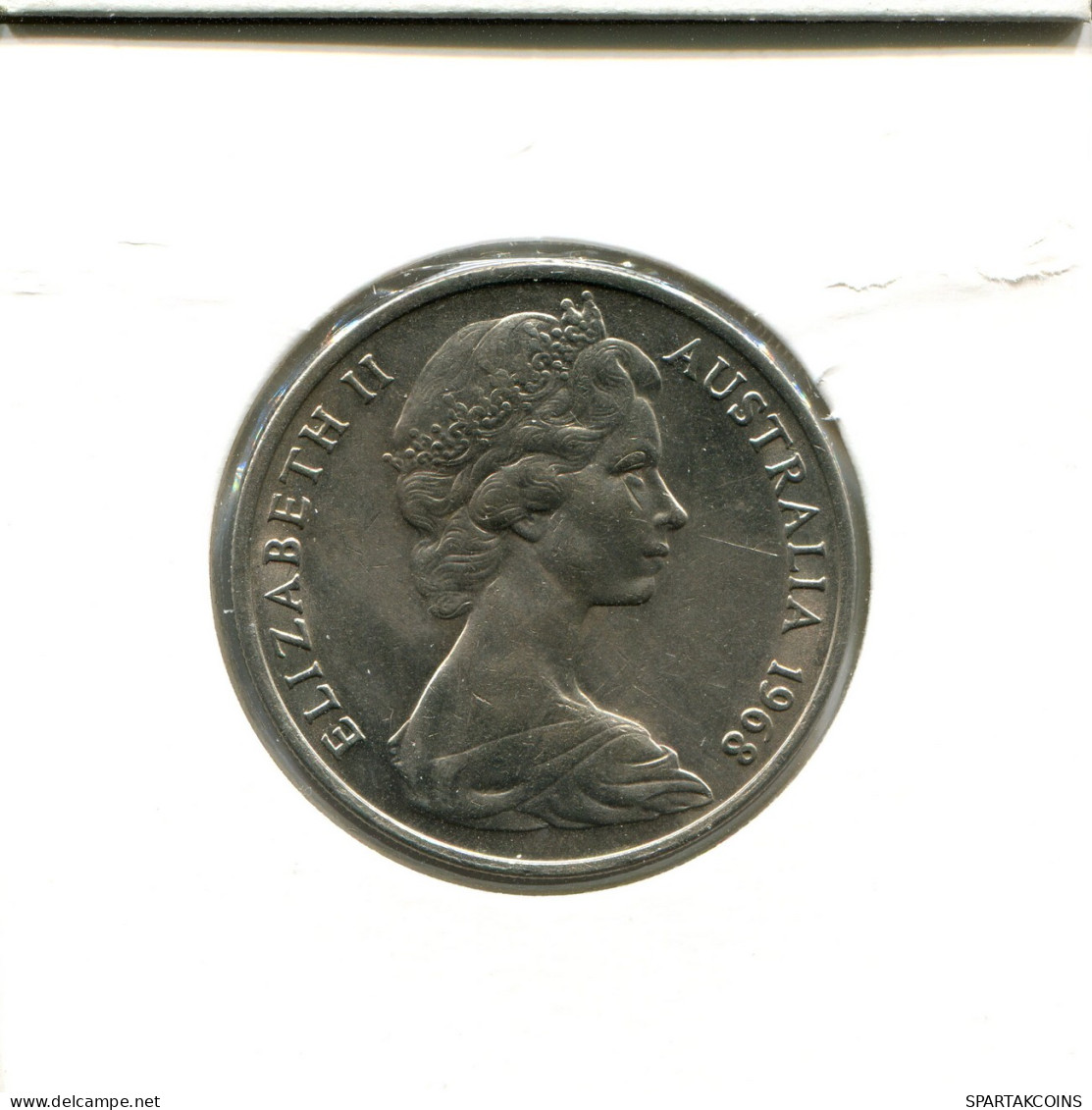 20 CENTS 1968 AUSTRALIE AUSTRALIA Pièce #AX342.F - 20 Cents