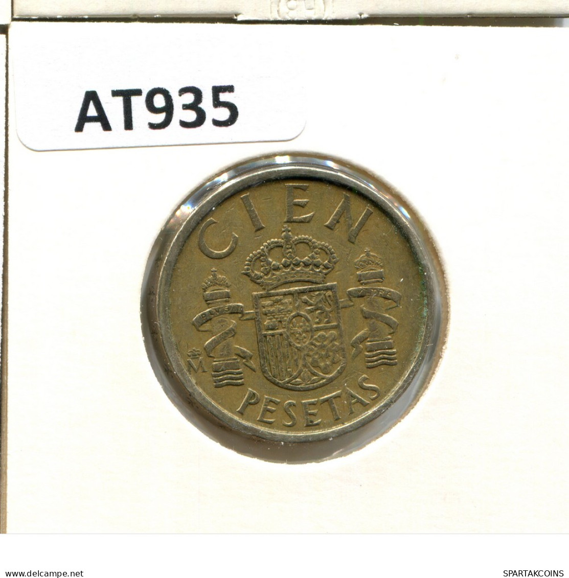 100 PESETAS 1989 SPAIN Coin #AT935.U - 100 Pesetas