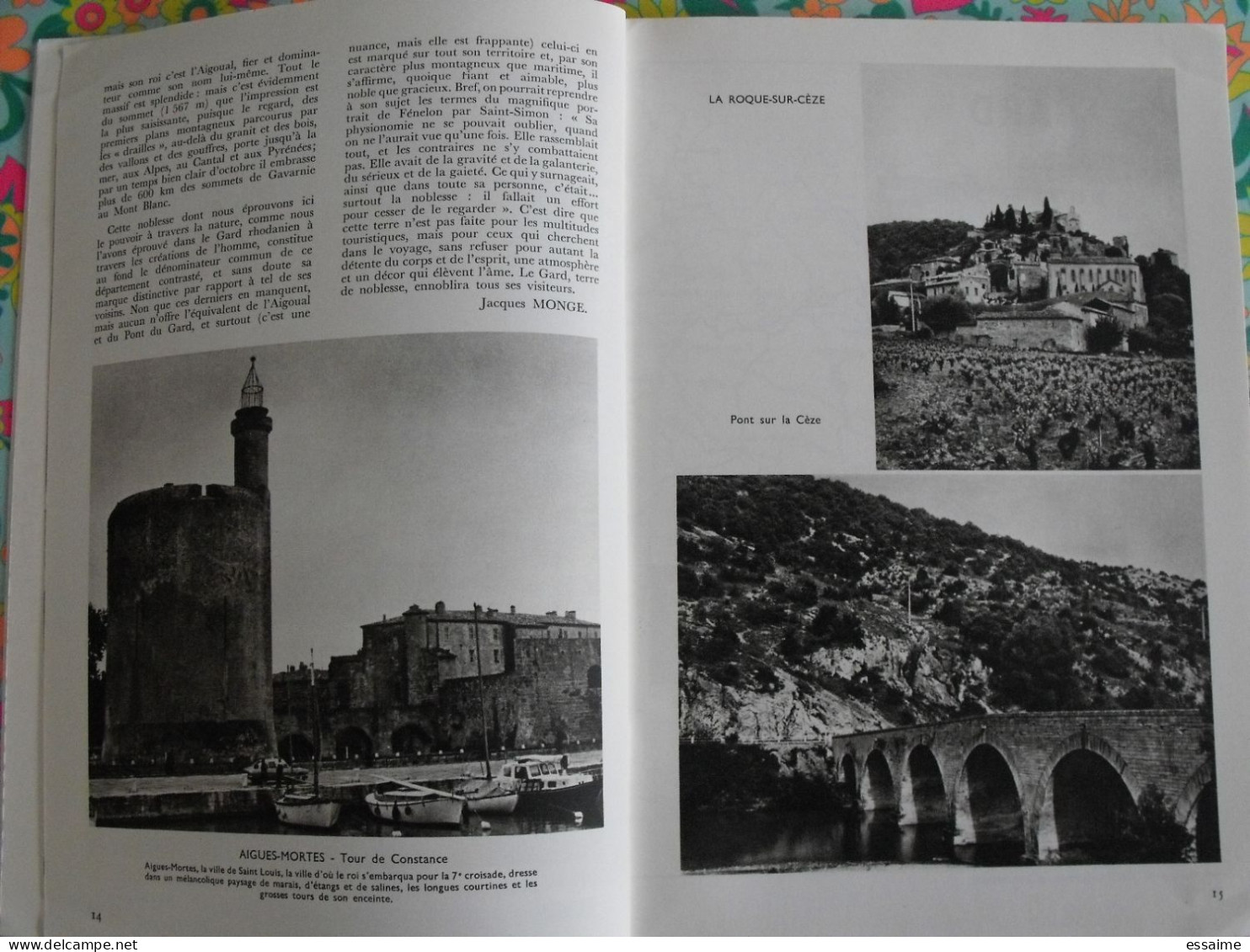 La France à Table N° 149. 1970. Gard. Nimes Villeneuve Valbonne Cèze Aigues-mortes Barjac Bagnols Uzès. Gastronomie - Tourisme & Régions