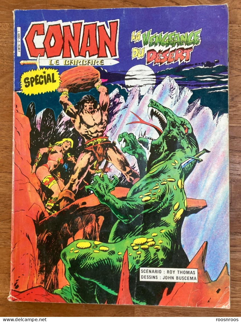 BD CONAN LE BARBARE - LA VENGEANCE DU DESERT - 1985 - MARVEL ARTIMA COLOR - Marvel France