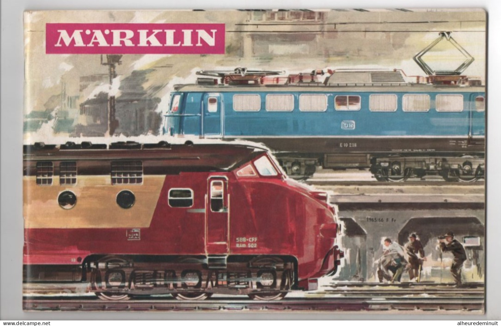 CATALOGUE TRAINS MARKLIN"1965-66"wagons Maquettes"locomotives"transfo"trains"aiguillage"motrice"Trans Europ Express".... - Français