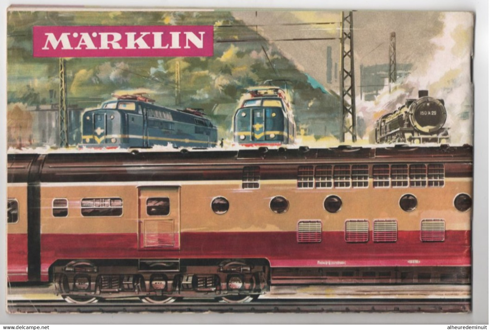 CATALOGUE TRAINS MARKLIN"1965-66"wagons Maquettes"locomotives"transfo"trains"aiguillage"motrice"Trans Europ Express".... - Français