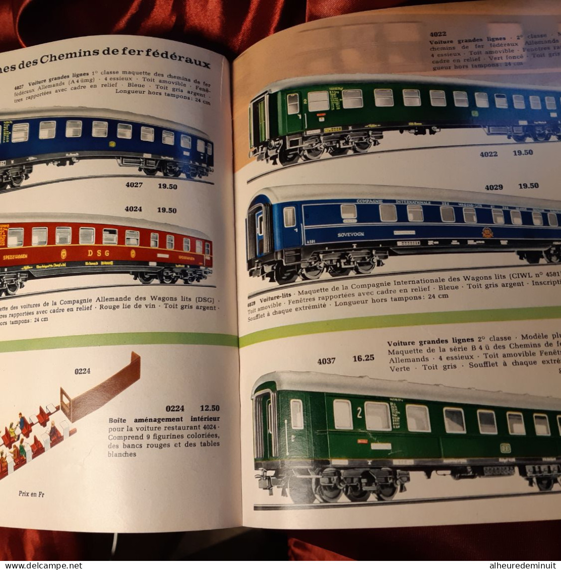 CATALOGUE TRAINS MARKLIN"1965-66"wagons maquettes"locomotives"transfo"trains"aiguillage"motrice"Trans Europ express"....